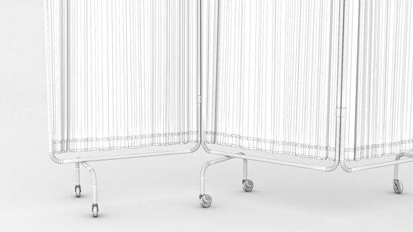 modelo 3d Biombo hospitalario - TurboSquid 2179710