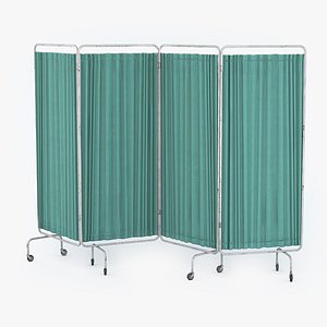 3D Hospital Folding Screen