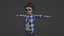 3D Cartoon Rigged Toon Little Boy-yaman Character 3D Model