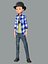 3D Cartoon Rigged Toon Little Boy-yaman Character 3D Model