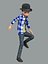 3D Cartoon Rigged Toon Little Boy-yaman Character 3D Model