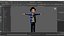 3D Cartoon Rigged Toon Little Boy-yaman Character 3D Model