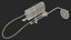 Shower Heater Luxury Style White Left