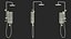Shower Heater Luxury Style White Left