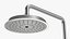 Shower Heater Luxury Style White Left