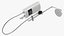 Shower Heater Luxury Style White Left
