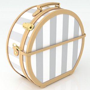 Steamline Illustrator Blue Hatbox Large 3D model