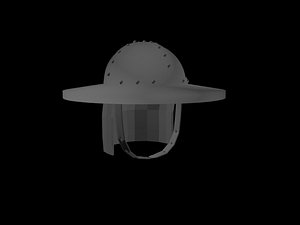 medieval helmet 3D model