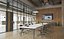 3D Industrial Open Office Interior
