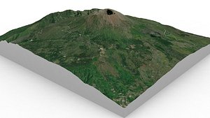 Vesuvio volcano 3D model