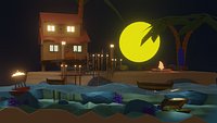 Casa en la Playa-LowPoly