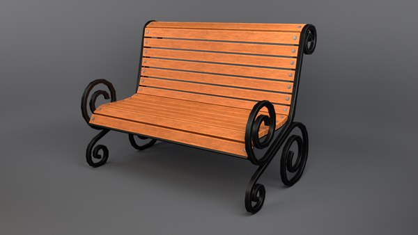 3D bench ready props model - TurboSquid 1423061