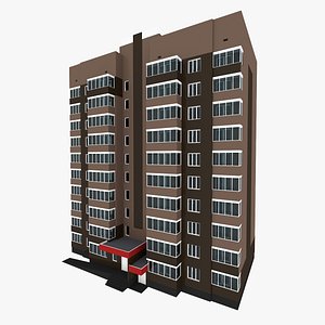 residential house building 3D model