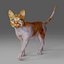Calico Cat Rigged V2 w Blenderze