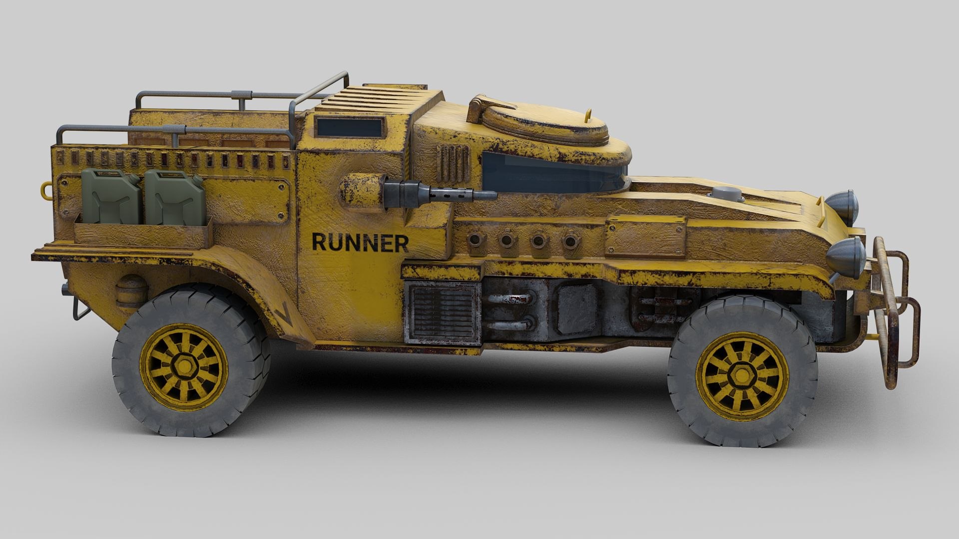 Futuristic Desert Runner Concept 3D Model - TurboSquid 1823473