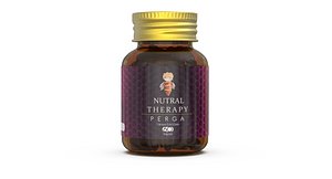 3D industrial glass medicine bottles model