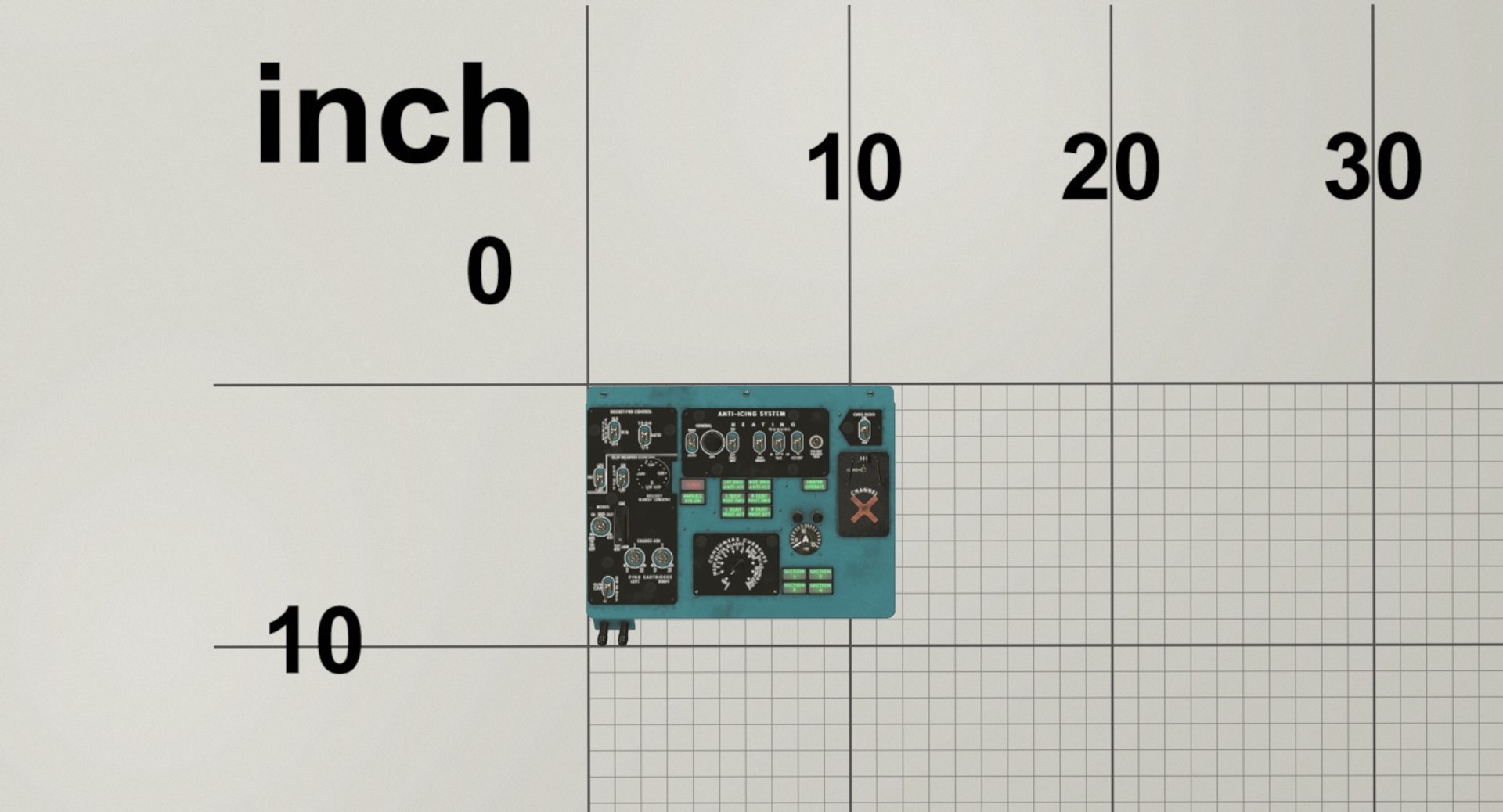 Left Overhead Panels Board 3D Model - TurboSquid 1370425