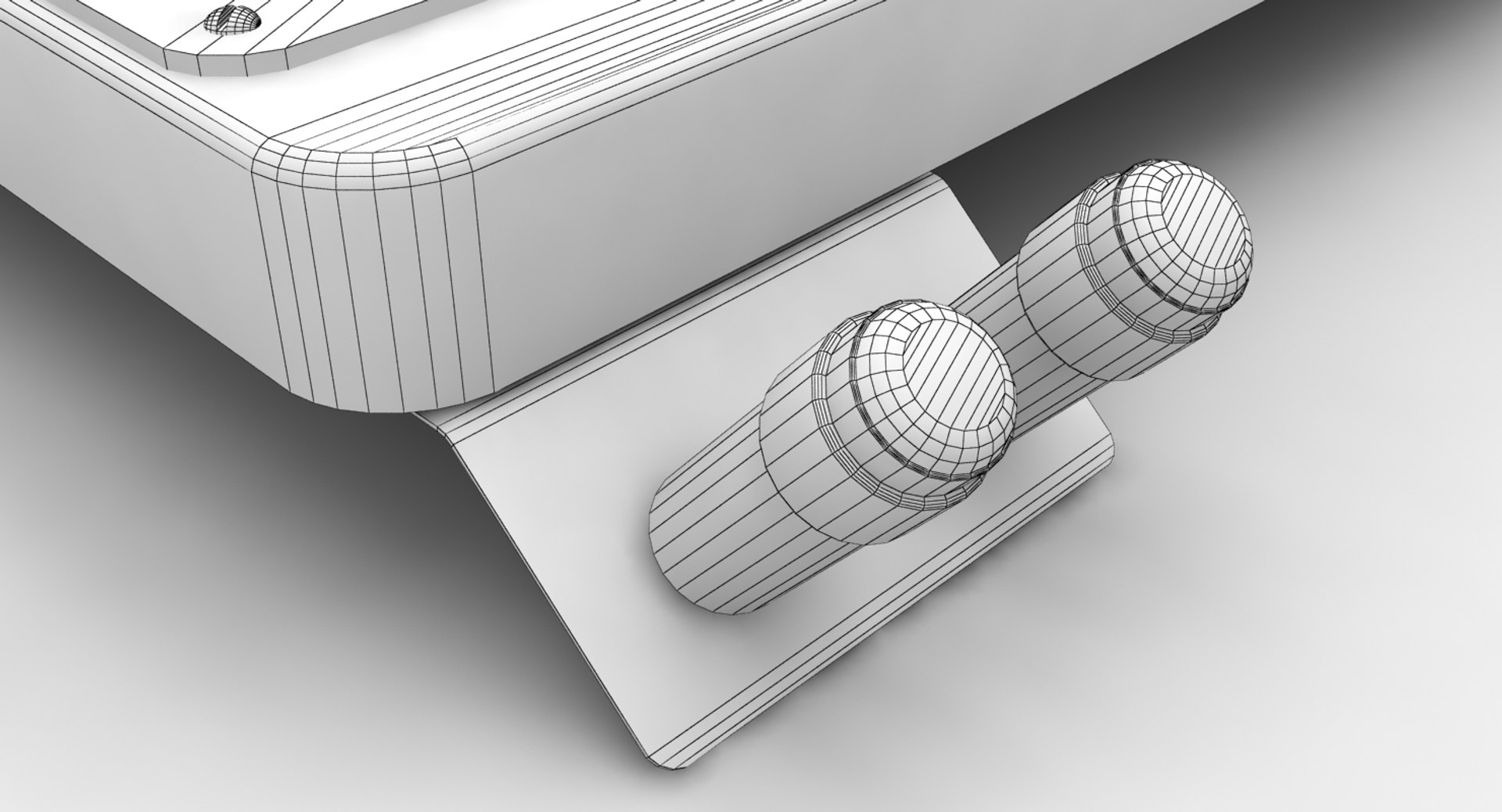 Left overhead panels board 3D model - TurboSquid 1370425