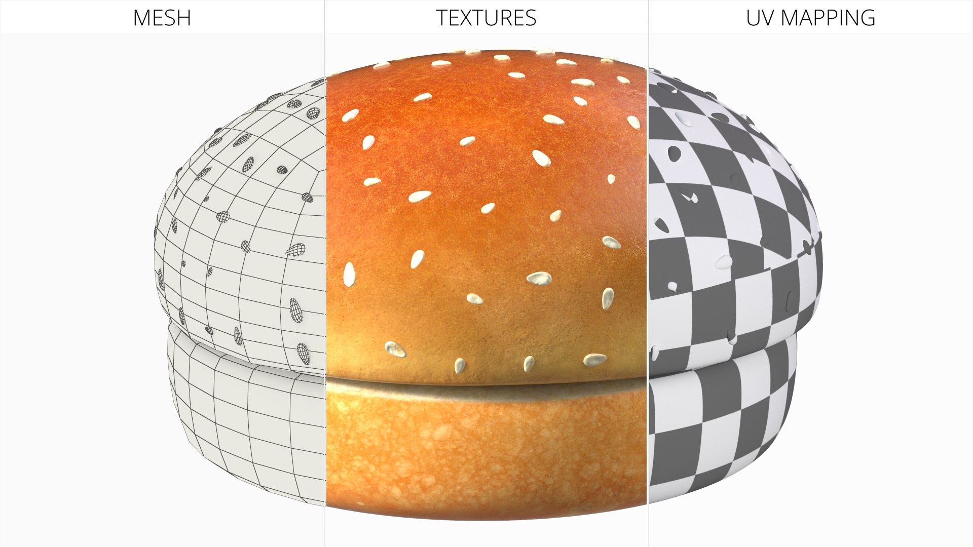 3D Sesame Seed Burger Bun https://p.turbosquid.com/ts-thumb/Uq/vYXb1Z/Sx/sesame_seed_burger_bun_007/jpg/1772575053/1920x1080/fit_q87/163d98d6777508fac724bd292ad73eb1f9024adc/sesame_seed_burger_bun_007.jpg