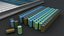 Electric Vehicle Battery Pack 3D model