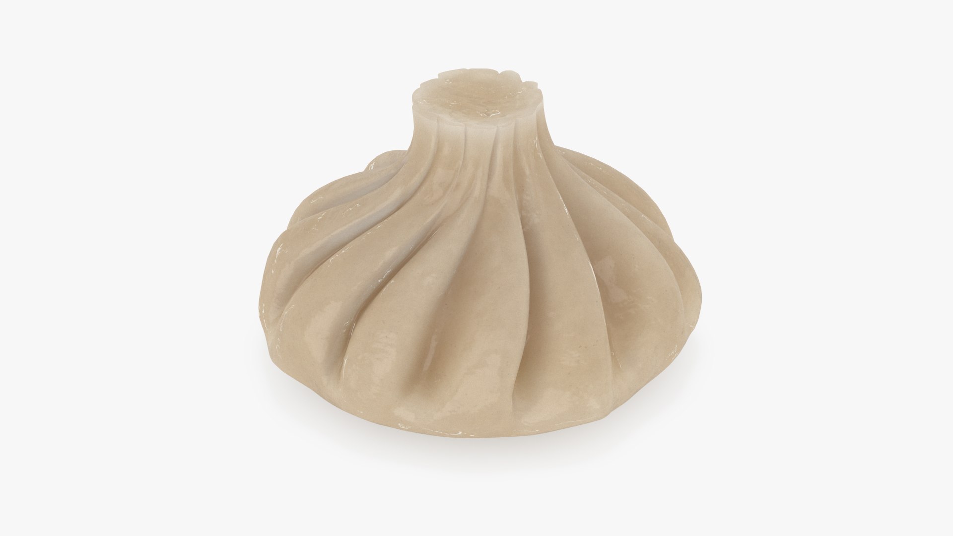 Khinkali Dumpling Cooked 3D model preview