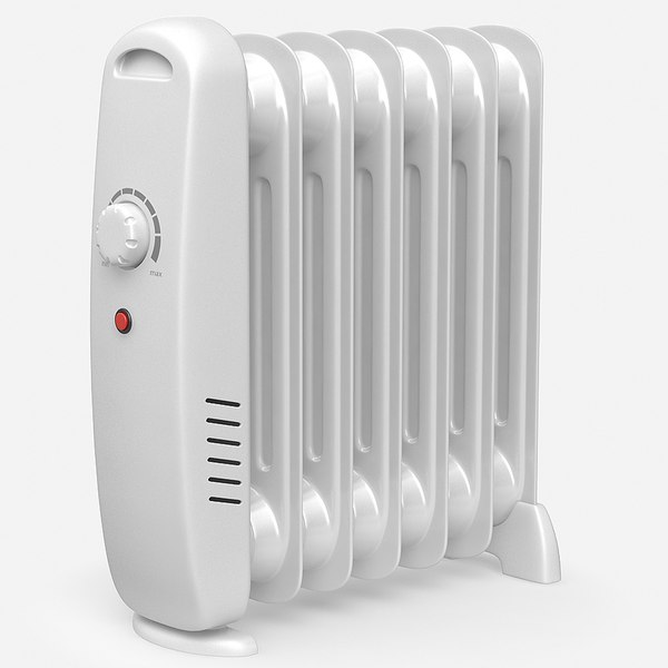 3D oil heater model