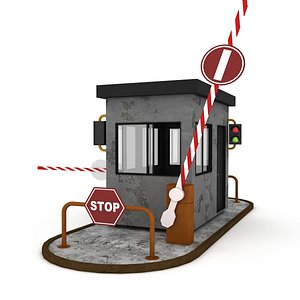 3D security guards model