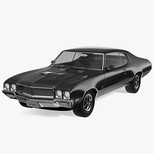 Buick GS 455 Muscle Car 3D