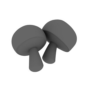 mushroom nature 3D model