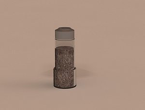 3d spice jar model