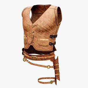 Cowboy Vest Belt model