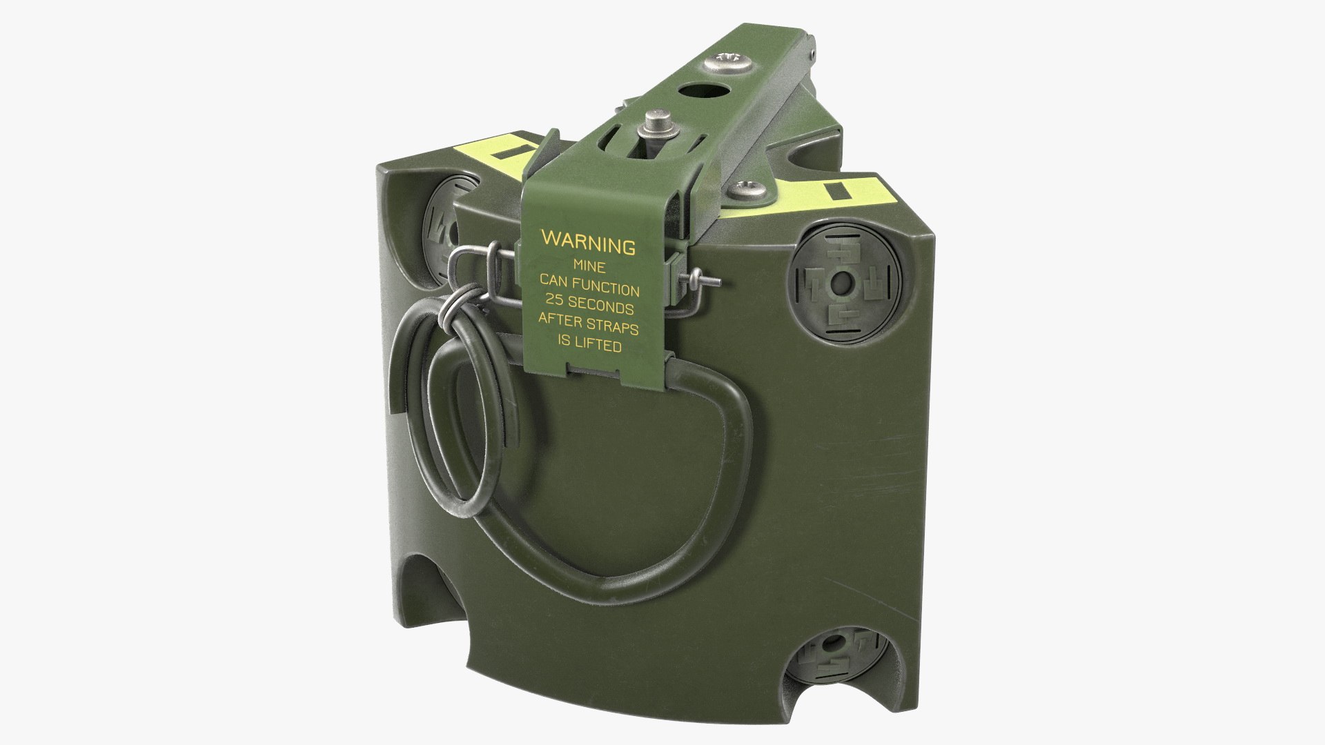 M86 Pursuit Deterrent Munition Land Mine 3D model preview