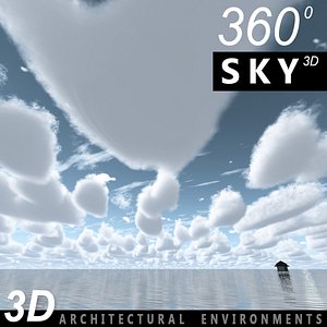sky clouds 3d 3ds