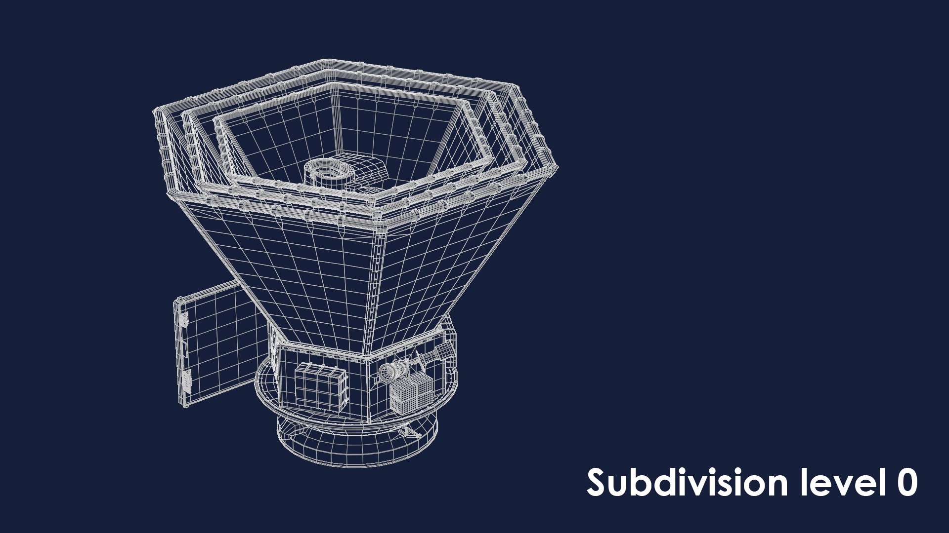 3D SPHEREx Telescope Model TurboSquid 2206209