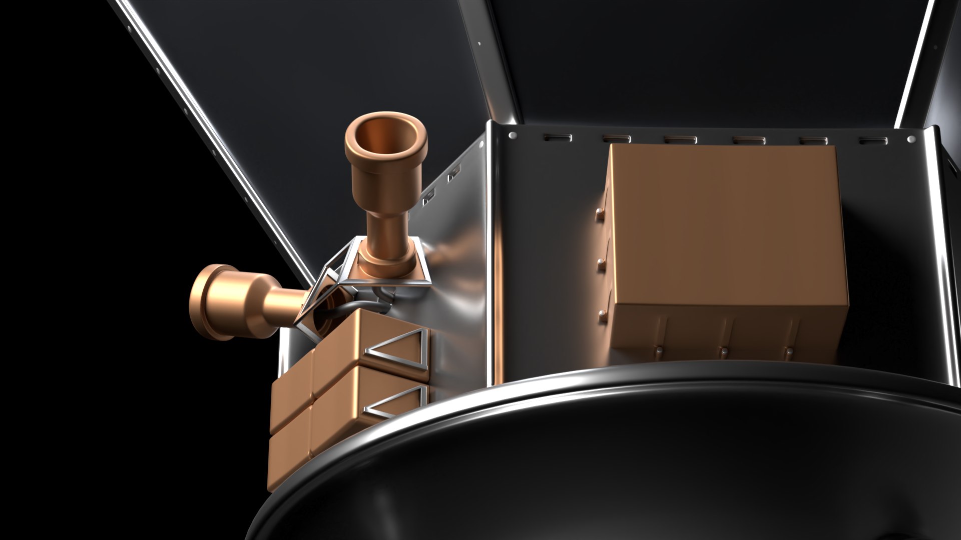 3D SPHEREx Telescope Model TurboSquid 2206209