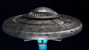 3d model ufo space