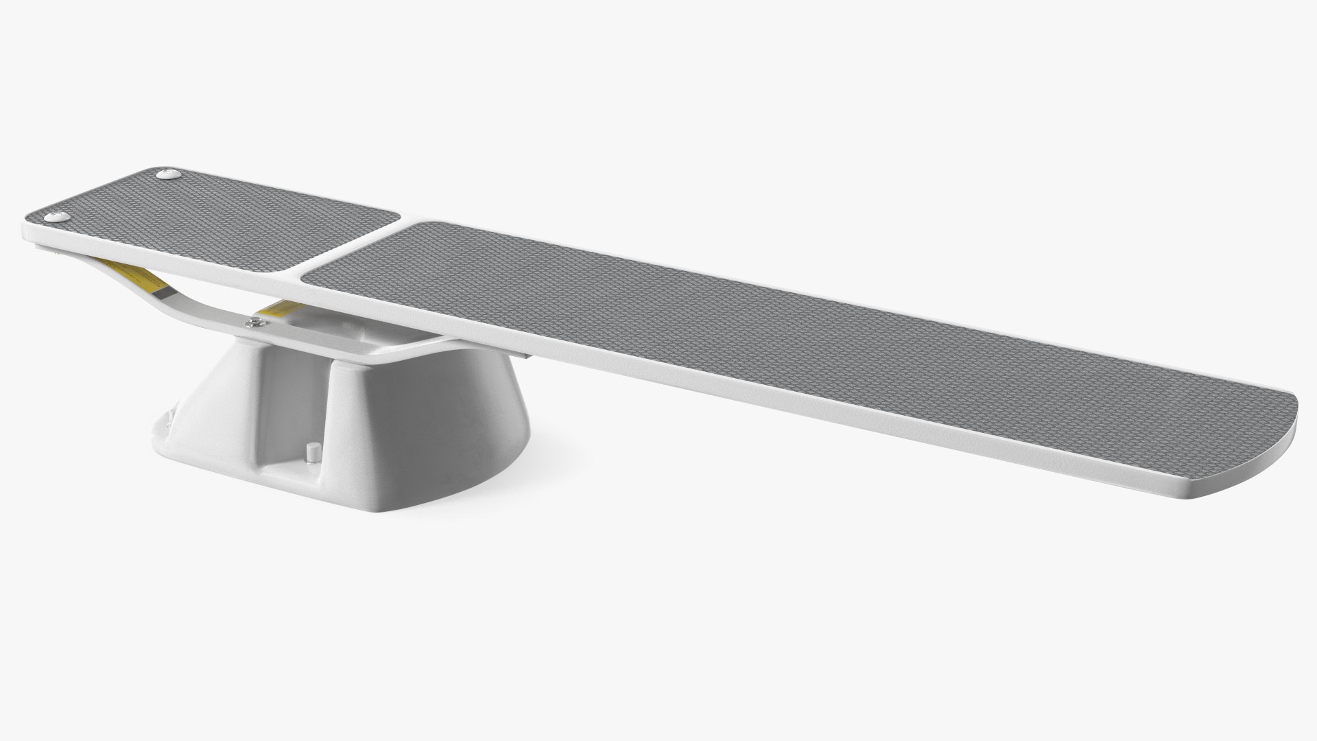Pool Diving Board Gray 3D model preview