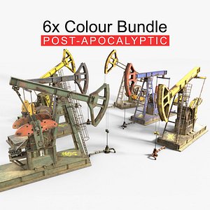 Generic Oil Pump Jack Post Apocalyptic - 6 Colour variations