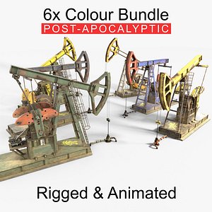 Generic Oil Pump Jack Post Apocalyptic - 6 Colour variations