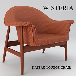 3D nassau lounge chair model