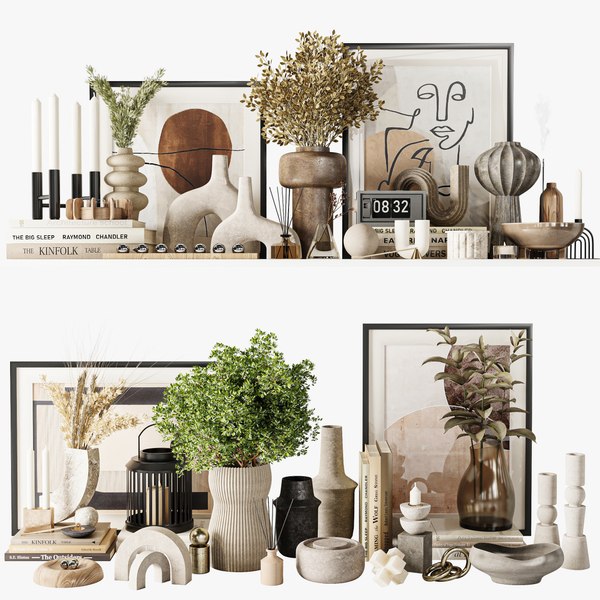 modelo 3d Decorative Set 04 - TurboSquid 2079390