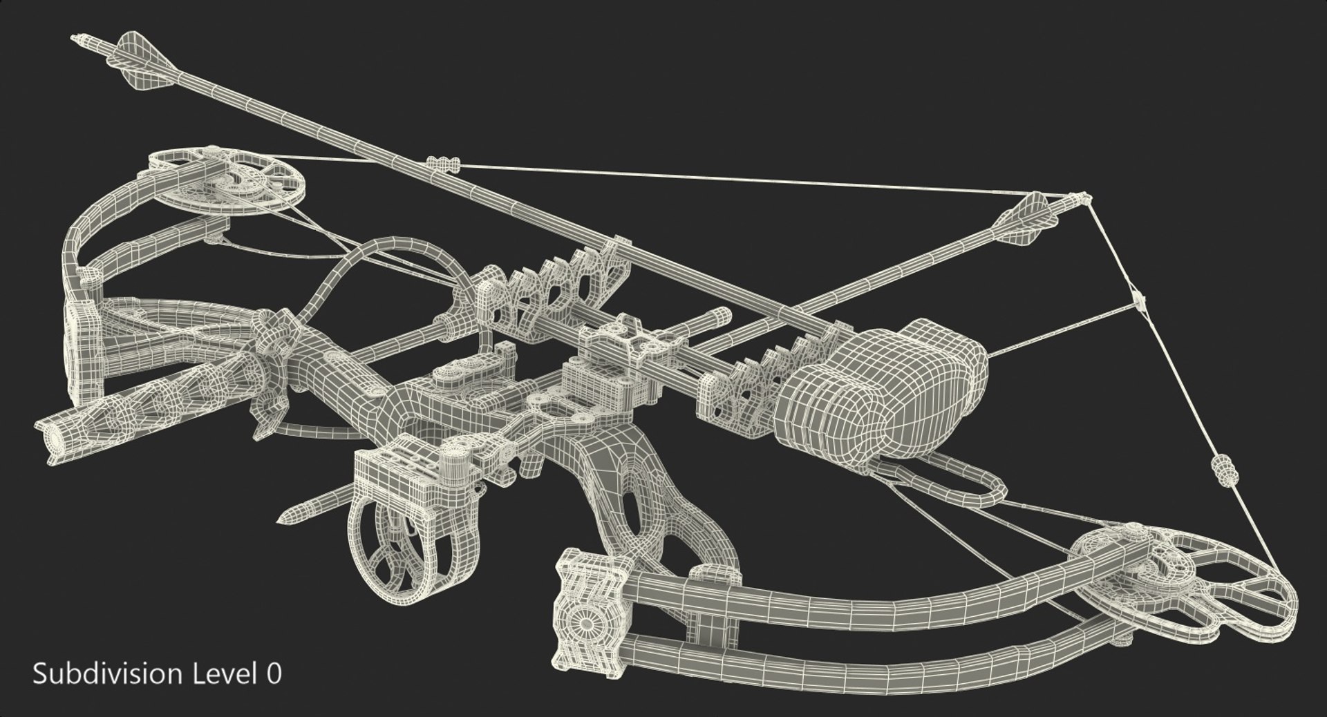 3D Armed Compound Bow Generic Model - TurboSquid 1396105