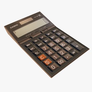 Low Poly Calculator CasioAX128