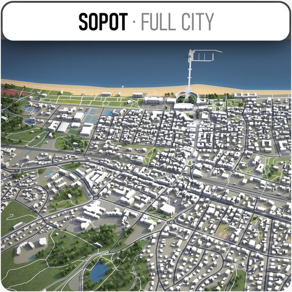 sopot surrounding - model