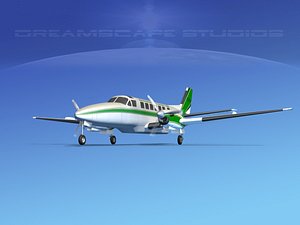 3d obj beechcraft air