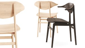 3D Buffalo Norr11 Wooden Chair