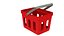 Cartoon Market Basket Icon 3D model