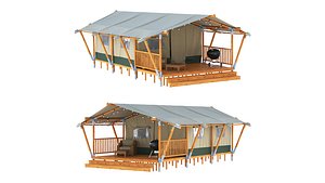 3D Safari Tent
