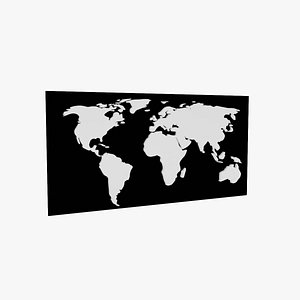 3D 3D world map model