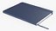 Hardcover Notebook with Bookmark Blue